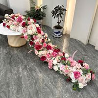 Nouvelle nappe de table personnalisée en fleurs artificielles en soie, faite à la main, pour mariage et décoration de la maison pour la fête des mères