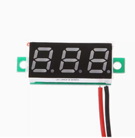 TZ 0.28 pouces Ultra-petit voltmètre numérique DC tête affichage numérique réglable Protection inverse DC2.5-30V à deux fils