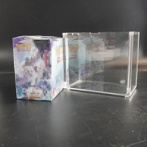 Boîtes de rappel Pokemoned en acrylique magnétique fort de 5mm d'épaisseur personnalisées transparentes bon marché en vente de gros pour collecteur - Product Image 5