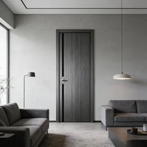 Puerta Lateral de Apertura de Polímero Compuesto, Puerta Exterior Moderna Impermeable e Insonorizada para Apartamentos, Hoteles, Escuelas, Villas y Proyectos - Product Image 4