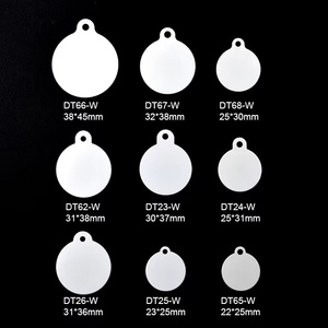 Màng Bảo Vệ Thẻ Pet Thẻ Id Chó Thăng Hoa Màu Trắng Quà Tặng Doanh Nghiệp Kim Loại Thẻ Pet Phổ Biến Bằng Nhôm Hình Động Vật Phổ Biến Nhiều Kích Cỡ - Product Image 4
