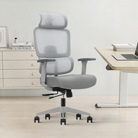 Chaise de bureau ergonomique pivotante à bas prix, réglable, en maille, pour le travail, le dessin, le bureau, inclinable