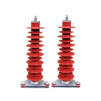 Parafoudre de type station Pomanique YH10W haute tension 132 kV 10/20 kA en porcelaine/caoutchouc silicone pour la protection contre la foudre