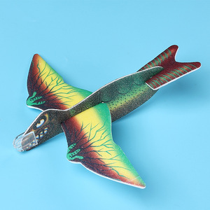 Cartoon Animal <b>Foam</b> Airplane Dinosaur <b>Model</b> Assembly Glider For Children Age 5 7 Years Unisex Toy - Product Image 1