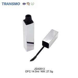 Tube de mascara personnalisé de 14 ml, faible MOQ, flacon de mascara personnalisé de 14 ml, tubes de mascara vides carrés OEM avec brosse personnalisée - Product Image 4