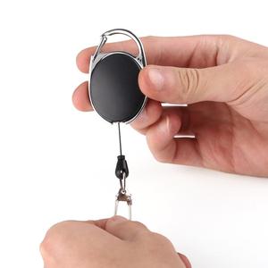 Llavero Retráctil de Cuerda de Alambre de Seguridad Antipérdida con Hebilla Estirable Creativa - Product Image 4