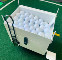 Distributeur de balles de golf semi-automatique de 50 balles pour practice de golf