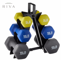 Haltères hexagonaux réglables en vinyle coloré, revêtement néoprène, antidérapants, anti-roulement, poids colorés, néoprène bleu marine pour les bras
