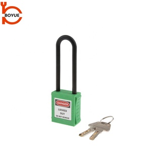 אבטחה העליונה תעשייתי 76 מ "מ <span class=keywords><strong>loto</strong></span> בטיחות מנעול עם מפתח תעשייתי בטיחות מנעולי מקשים