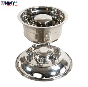 <span class=keywords><strong>Tapacubos</strong></span> cromados redondos con perno de 165mm directo de fábrica personalizado, <span class=keywords><strong>tapacubos</strong></span> de acero inoxidable pulido con espejo, simulador de rueda de <span class=keywords><strong>17</strong></span>" - Product Image 5