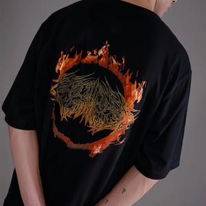 Fabricación de camisetas de verano de algodón, venta al por mayor, camisetas personalizadas con estampado de camisetas para hombres, proveedor - Product Image 3