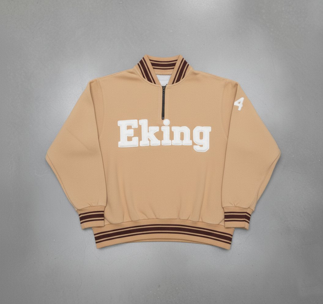 Felpe con cappuccio con stampa a sbuffo 3D kaki