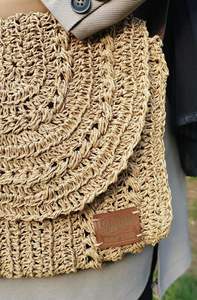 Fil <span class=keywords><strong>à</strong></span> tricoter fantaisie 100% PP en <span class=keywords><strong>raphia</strong></span>, 50g, couleur personnalisée, pour sacs au crochet blanchis, vente en gros d'usine CK1413, livraison gratuite - Product Image 4