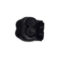Conectores de Cable Eléctrico Negros UL QMS-S4-2 Aislados de Múltiples Puertos con Entrada de un Solo Lado, UL y No UL