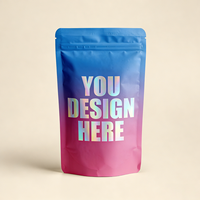 Sachet Doypack Personnalisé Imprimé avec Fermeture Ziplock, Design Holographique, Anti-humidité et Anti-odeur, Qualité Alimentaire, Personnalisable