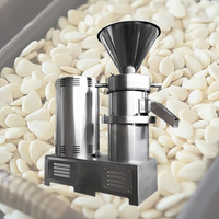 Machine de fabrication de tahini et de beurre de cacahuètes industrielle entièrement automatique, moulin colloïdal 100 kg/h, prix direct fabricant