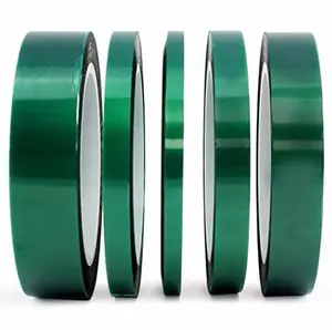 Factory price High tensile strength Strapping Band Tape Adhesive Film Green Pet Polyester Tape