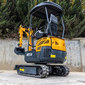 Mini-excavatrice sur chenilles Hightop HT18 PRO HT20 PRO, prix DDP acceptable, usine de mini-excavatrices - Product Image 6