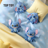 Juguete Original 100% en Oferta, Muñeco Sorpresa de la Serie MINI Fluffy de Stitch, Adornos para Coche, Regalo, Decoración Navideña
