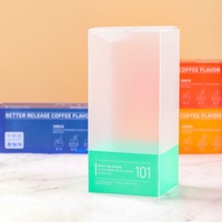 Boîte d'emballage rectangulaire pliable en PVC/PP transparent ou PET dépoli, personnalisable en gros, pour crème pour les yeux et parfum, recyclable