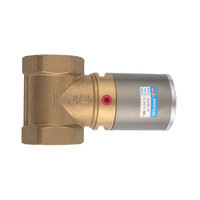Vanne de commande à piston Q22HD pneumatique avec corps en laiton, bonne performance d'étanchéité