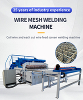 Machine de fabrication de treillis soudé en acier inoxydable entièrement automatique CNC, pour fils de 5 à 8 mm de diamètre, haute productivité pour treillis de construction
