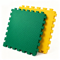 Tapete de Gimnasia de Espuma EVA de 100x100cm, Antideslizante, Impermeable, Absorción de Impactos, Losetas de Piso Encajables para Gimnasio, Venta al Por Mayor
