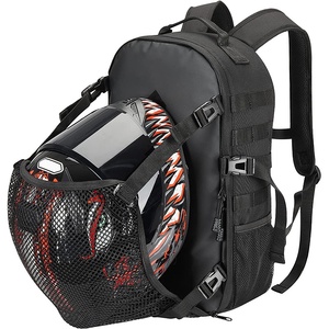 Mochila para Casco de Venta Caliente con Marco de Malla Desmontable y Cierre de Cremallera, para Ciclismo y Motociclismo al Aire Libre, de Doble Hombro, Directo de Fábrica - Product Image 1
