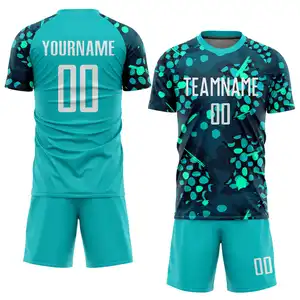 Cheap Football Shirt Dog Football Clothes Sublimation Retro Soccer Jersey Set Kits Soccer Wear