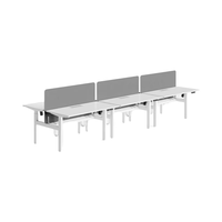 Bureau de levage électrique à double moteur assis-debout, réglable en hauteur, avec boîte de contrôle pour le bureau minimaliste