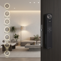 Serrure intelligente Vertexis à reconnaissance faciale 3D, WiFi, application Tuya, contrôle à distance, surveillance vidéo, interphone bidirectionnel, entrée sans clé, 100 visages