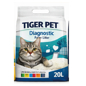 ทรายแมว TIGER PET Health Monitoring ขนาด 20 ลิตร แบบเม็ดกระดาษ ตรวจจับปัสสาวะ วัดค่า pH โปรตีนในเลือด กลูโคส แจ้งเตือนล่วงหน้า - Product Image 3