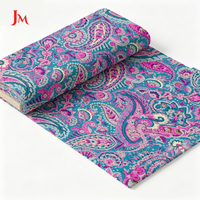 Tissu popeline 100% coton imprimé floral haute définition, 85 GSM, textile tissé léger pour vêtements