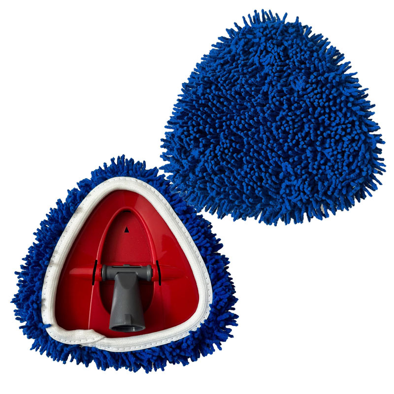 Housse en tissu chenille bleu foncé