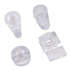 Shengyuan <b>Mirror</b> Fixing Clips Transparent <b>Plastic</b> Rectangle Cabinet Glass Corner Buckles For Bathroom Vanity - Product Image 4