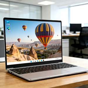 Laptop para Juegos de 15.6 Pulgadas con Pantalla FHD IPS, Computadora Portátil con 8GB DDR4, 128GB, Windows 11, para la Escuela - Product Image 1