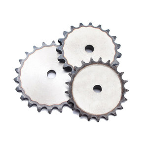 3分06B 31/32/33/34/35/36/39-60歯スチールギアプレート付きフラットスプロケット - Product Image 5
