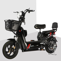Scooter électrique au prix d'usine avec phare LED - Cyclomoteur électrique portable avec panier de rangement