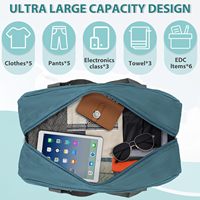 Sac de voyage léger Oxford tissu usage bagages grande capacité pliable Extra Large sacs polochons déménagement maison sac de rangement