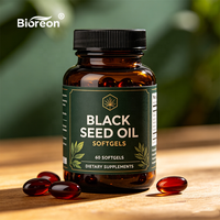 Capsules d'huile de nigelle noire naturelle (Nigella Sativa) pour la santé respiratoire, le soutien articulaire, complément alimentaire à base de plantes, récupération et énergie