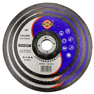 स्टॉक 100/125/150 मिमी सतह पीसने पहिया/पीसने पहियों में, जंग हटाने के लिए डिस्क को पीसने, जंग हटाने ओम गंध - Product Image 1