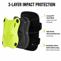 Ensemble de protection 6 pièces OEM ODM pour enfants et adolescents, protections genoux, coudes, poignets, coque PP pour skateboard et cyclisme