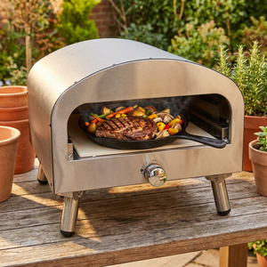 Four à pizza au propane <span class=keywords><strong>en</strong></span> acier inoxydable de 20 pouces, appareil à pizza au gaz portable pour le camping, les rassemblements <span class=keywords><strong>en</strong></span> plein air et les barbecues - Product Image 3