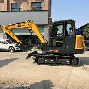 Mini-excavatrice compacte Liugong 906F de 6 tonnes, pelle hydraulique pour l'aménagement paysager - Product Image 4