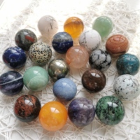 Pierres naturelles rondes de 4 cm, sphère de cristal, pierre de guérison pour la décoration de la maison