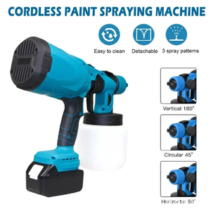 Pulverizador de pintura inalámbrico con Batería de 18V, 800ml, fuente de alimentación eléctrica DIY, tipo de alimentación a presión <span class=keywords><strong>para</strong></span> uso doméstico, pintura de <span class=keywords><strong>paredes</strong></span> de <span class=keywords><strong>techos</strong></span> - Product Image 4