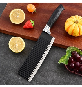 Ensemble de couteaux de cuisine Zepter, 6 pièces, lames en acier inoxydable avec revêtement antiadhésif, poignée antidérapante, couteaux de cuisine polyvalents avec éplucheur - Product Image 5