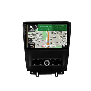 Voor Ford Mustang 2010-2014 Android Navigatie In Een 10-Inch Auto Groot Scherm Gps Bluetooth Radio-Uitzending