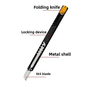 Couteau utilitaire à lame noire <span class=keywords><strong>TOUGHBUILT</strong></span> TB-H4-13-C09, coupeur industriel robuste - Product Image 3