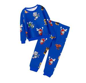 Conjuntos de Pijamas Familiares Personalizados ODM, Ropa de Dormir de Terciopelo para Niñas, Pijamas Tugege para Niños, Ropa de Dormir de Invierno para Niños - Product Image 1